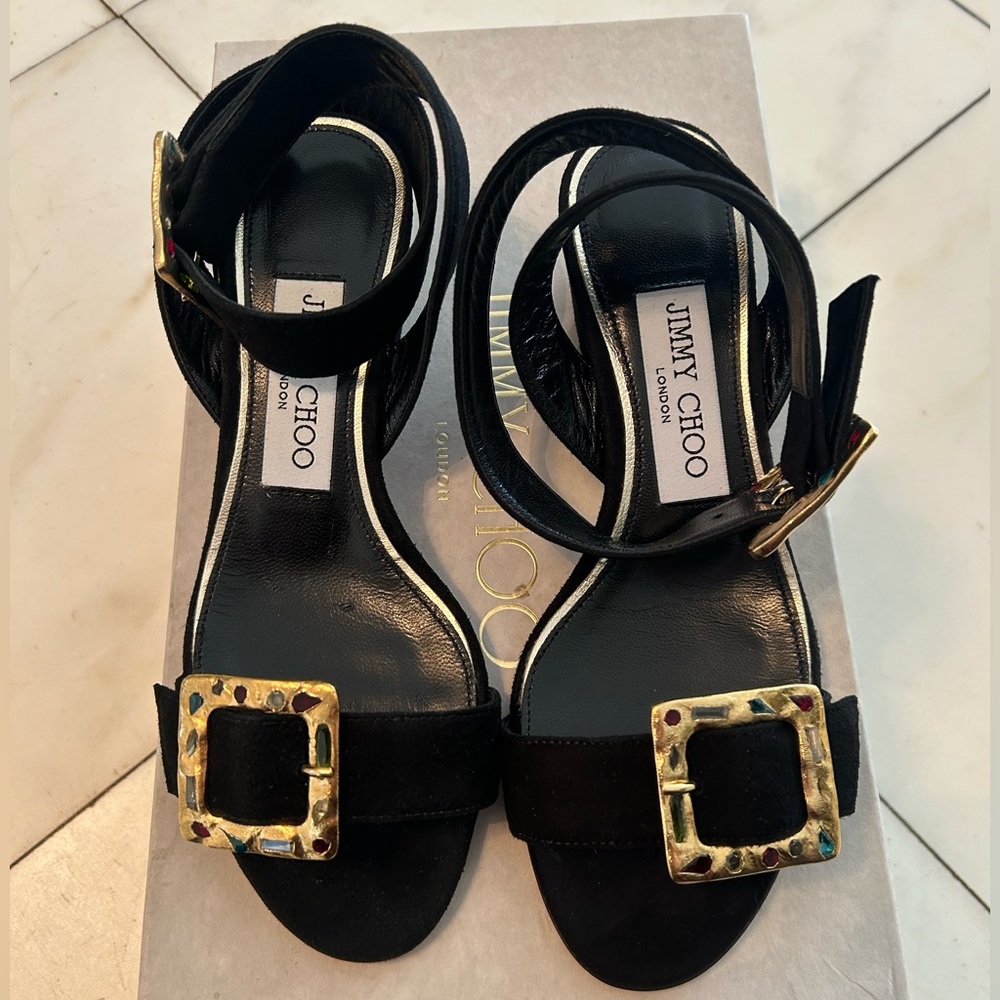 Jimmy Choo Dacha black heels